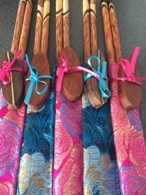 Aus Vietnam: Essstäbchen. Und endlich kamen sie zum Einsatz.